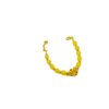 دستبند مهره ای گل طلایی